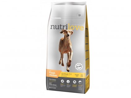 nutrilove dog active fresh chicken