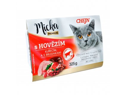 chejn micka vanicka pro kocky s hovezim 325g