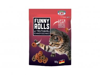 perfecto cat funny rolls s krutim 180 g