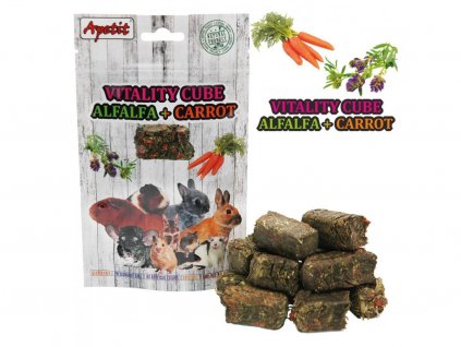apetit vitality cube, pressed alfalfa with carrot