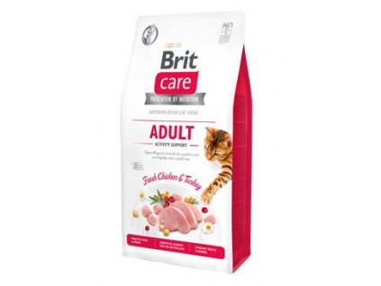 brit care cat grain free adult activity support 7 kg