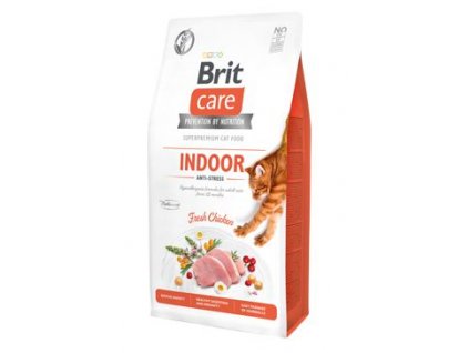 brit care cat grain free indoor anti stress 7 kg