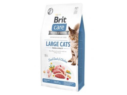 brit care cat grain free large cats power and vitality 7 kg