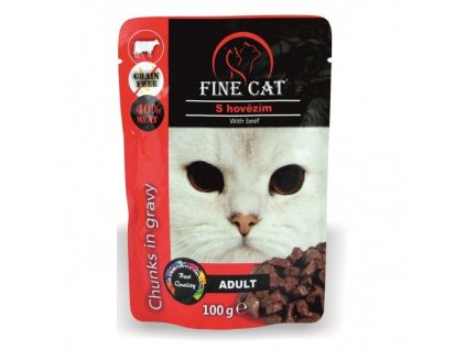 fine-cat-hovezi-v-omacce-adult-grain-free-100-g-kapsicka