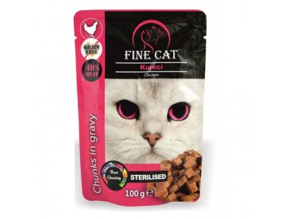 fine-cat-kureci-v-omacce-sterilised-grain-free-100-g-kapsicka