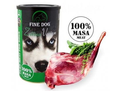 fine dog konzerva zverina 1200 g