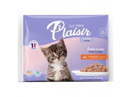 plaisir cat multipack pro kotata 4x100g kapsicky