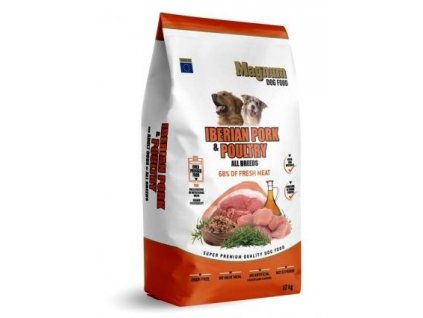 magnum dog iberian pork and chicken all breed 12 kg