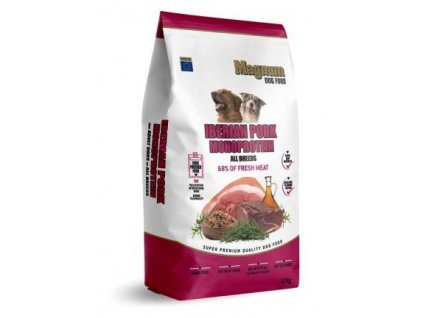 magnum dog iberian pork monoprotein all breed 12kg