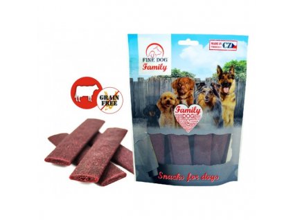 fine dog family hovezi pasek 200g