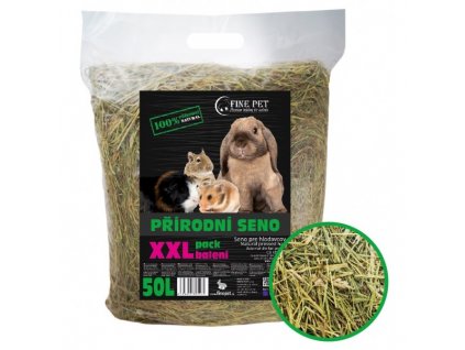 fine pet prirodni seno xxl pack 50litru