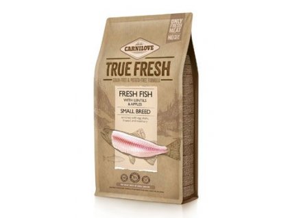 carnilove dog true fresh fish adult small breed 4kg