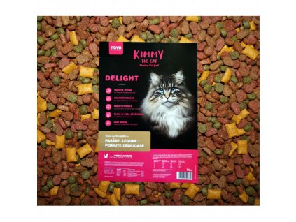 kimmy cat delicates granule drubezi se zeleninou a polstarky 14 kg