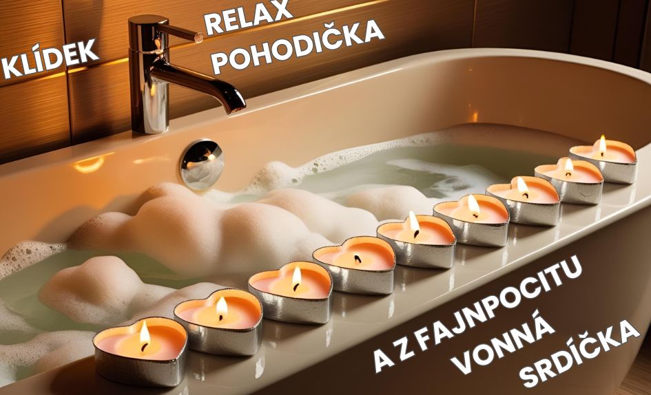 Vonná sojová srdíčka