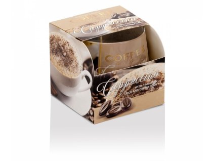 Bartek svíčka vosková ve skle 100g Coffee And Spices - cappuccino
