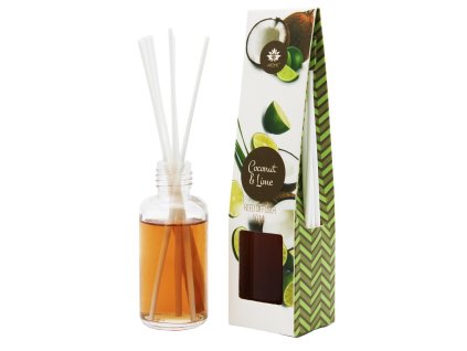ARÔME Difuzér, 50 ml, s tyčinkami, Coconut and Lime