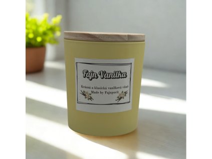 Fajn Vanilka Svíčka s vůní vanilky