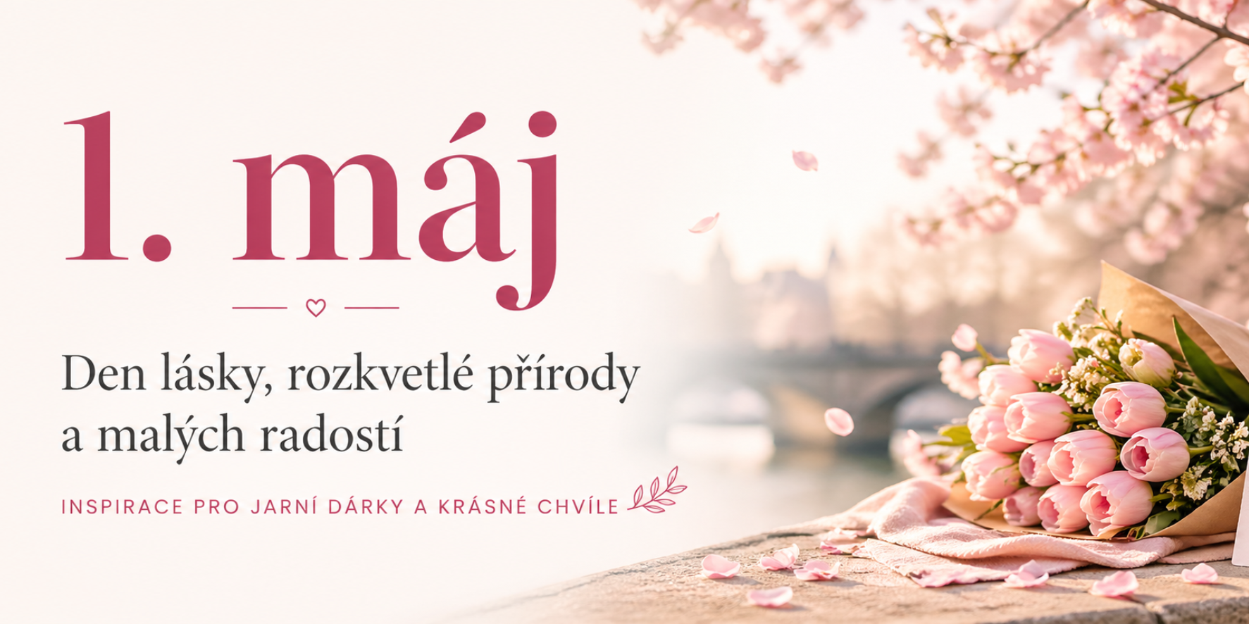1. máj: Den lásky, rozkvetlé přírody a malých radostí
