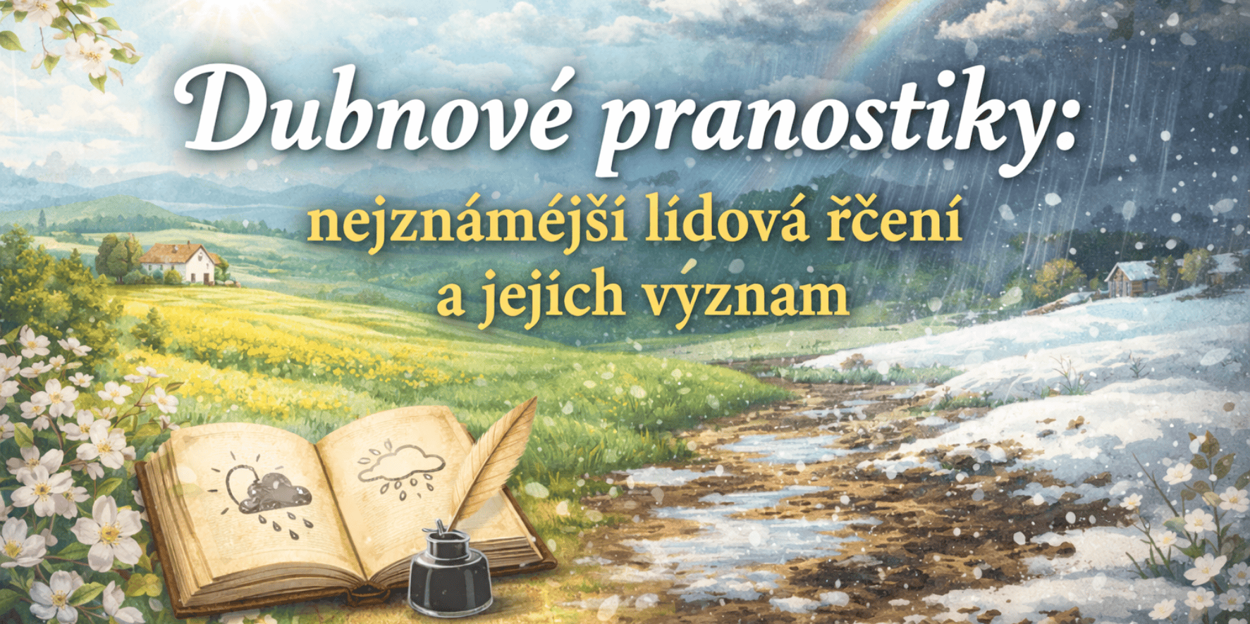 Dubnové pranostiky: co o aprílovém počasí říká lidová moudrost