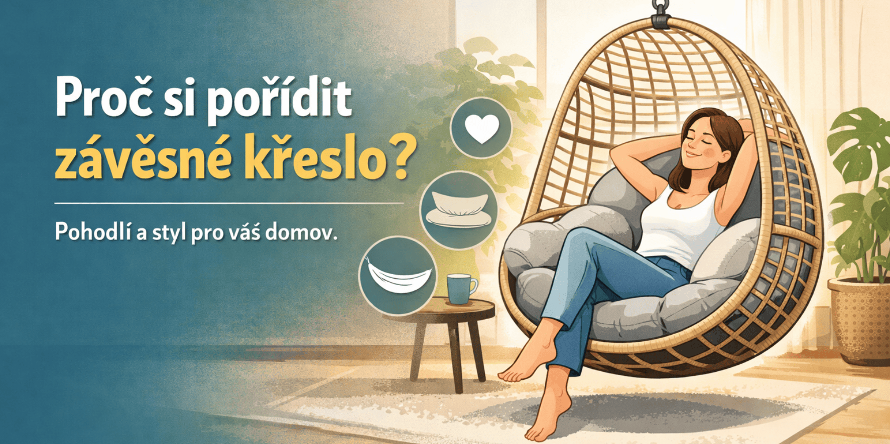 Proč si pořídit závěsné křeslo