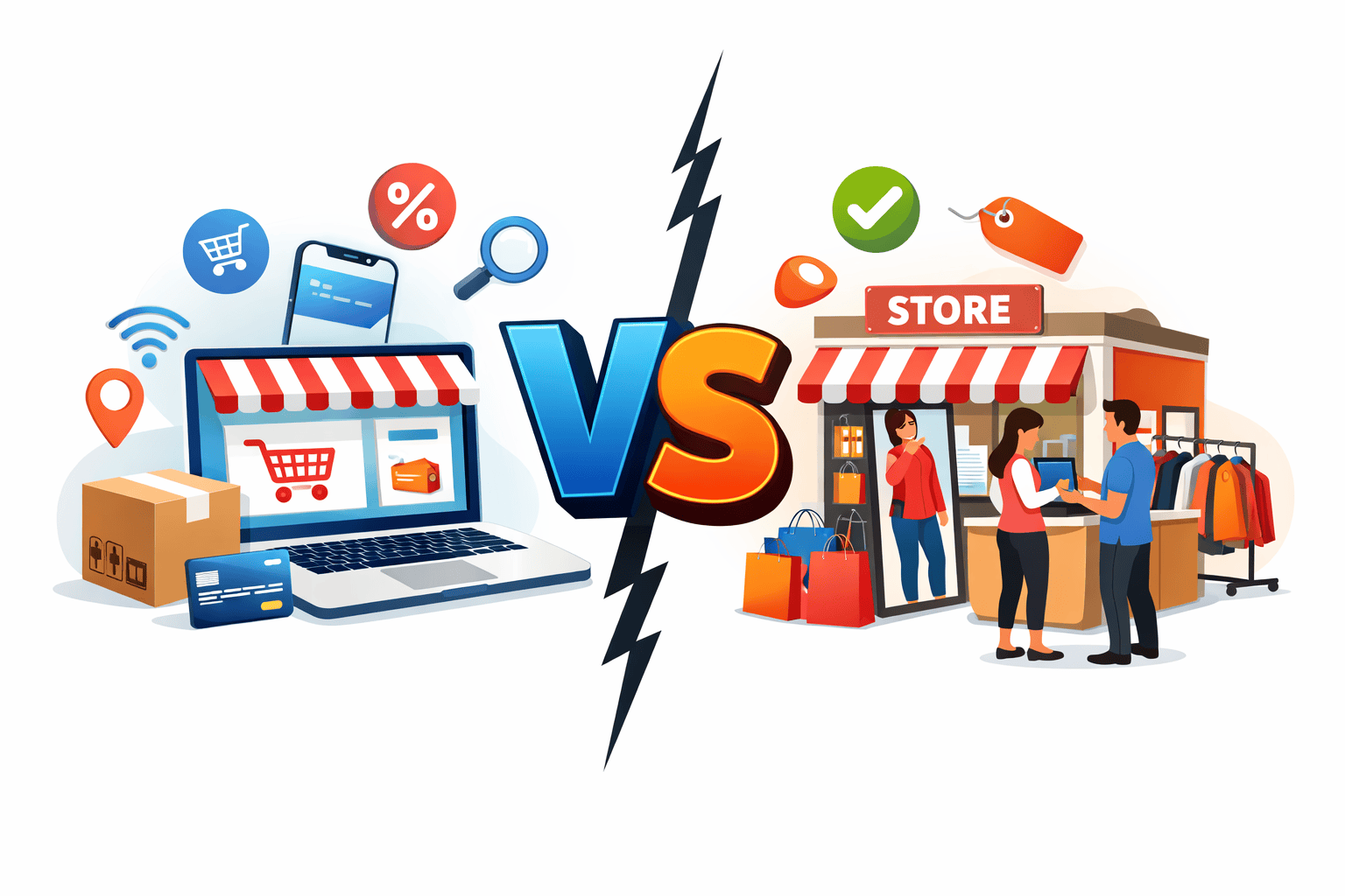 Výhody a nevýhody nákupu na internetu oproti kamenné prodejně