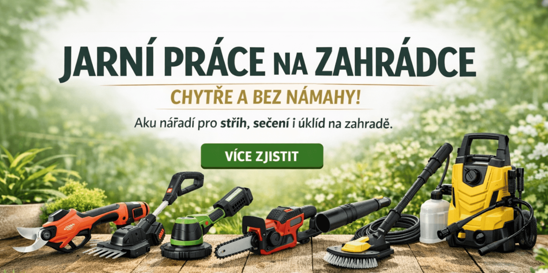 Jarní práce na zahrádce