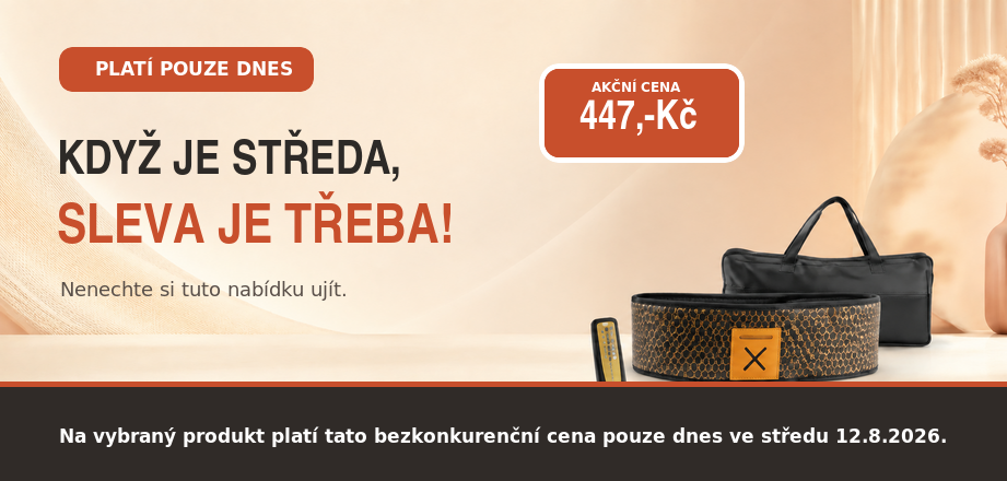 Vibrační masážní pás