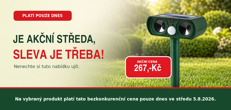 Solární ultrazvukový odpuzovač