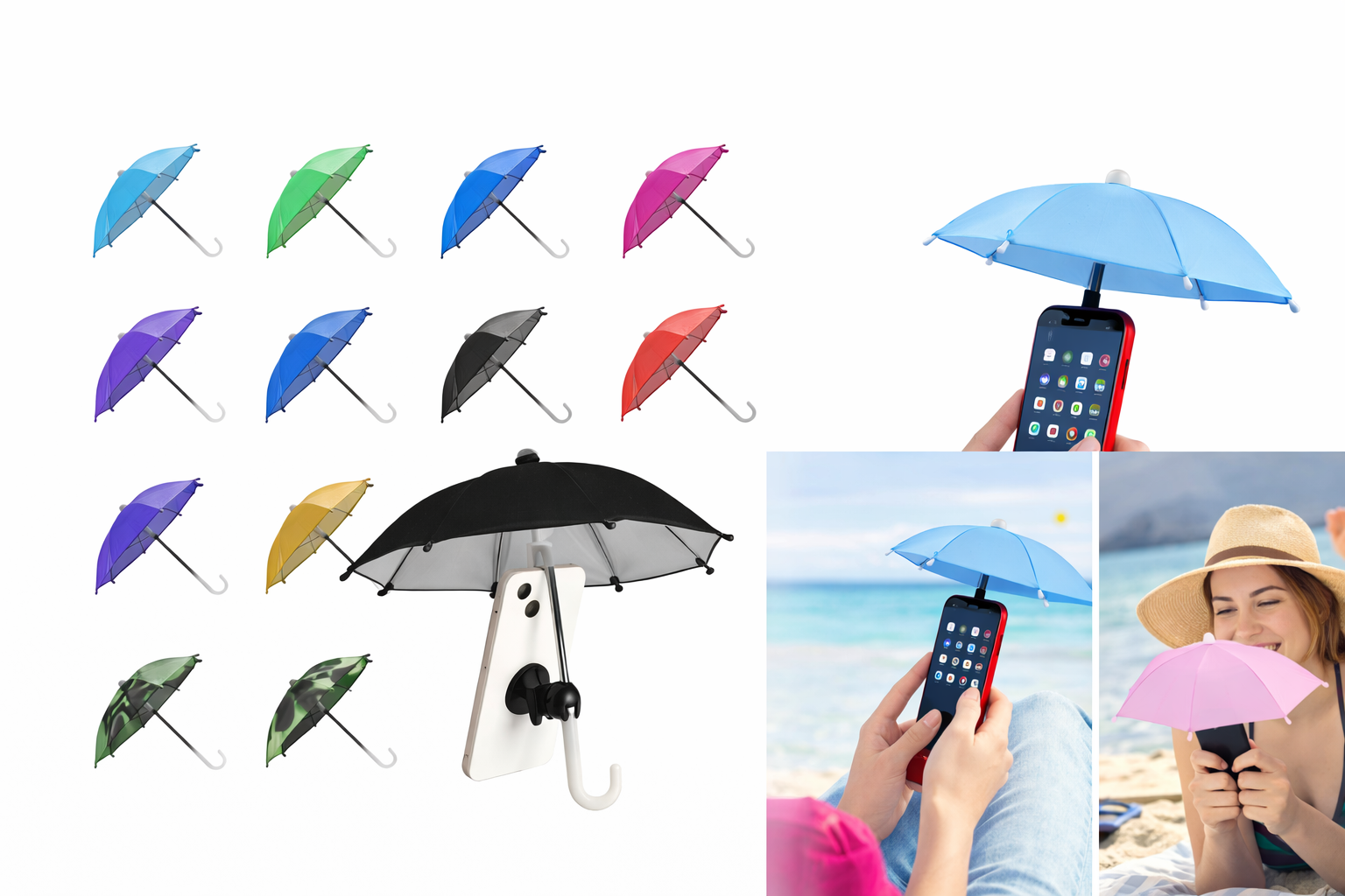 Mini deštníky pro vaše telefony