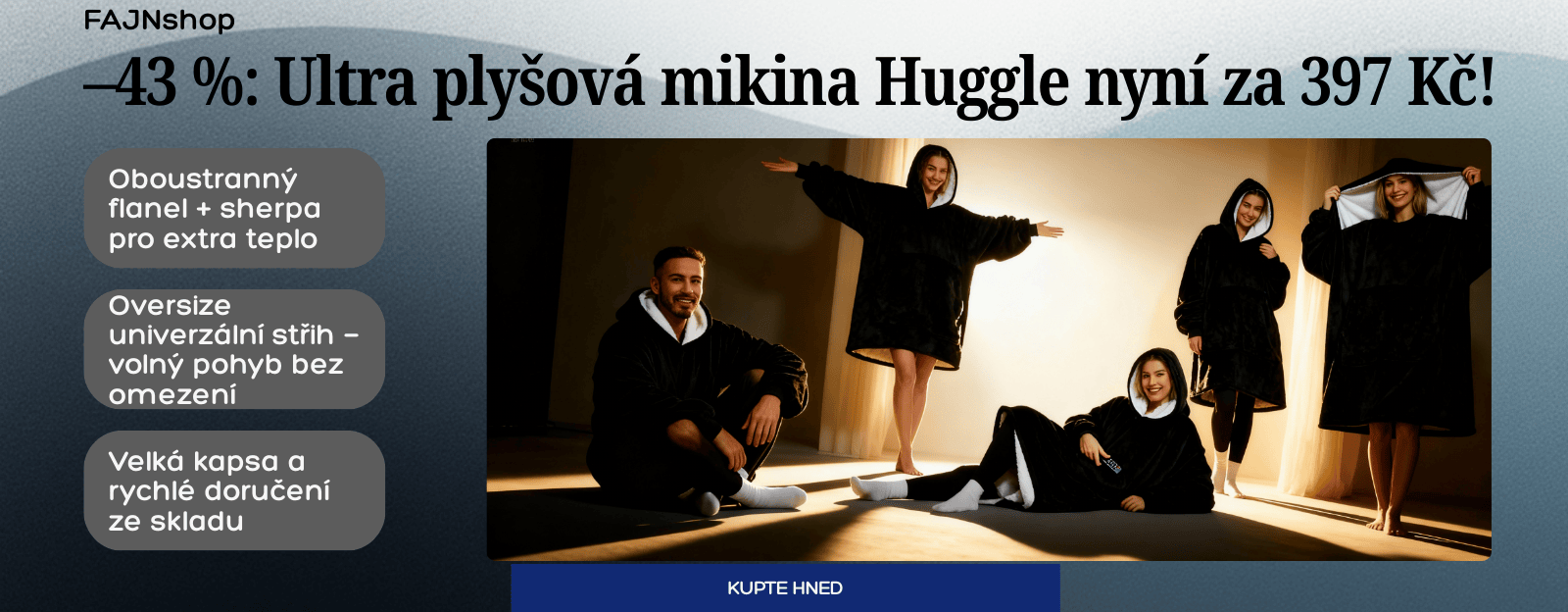 mikina Huggle