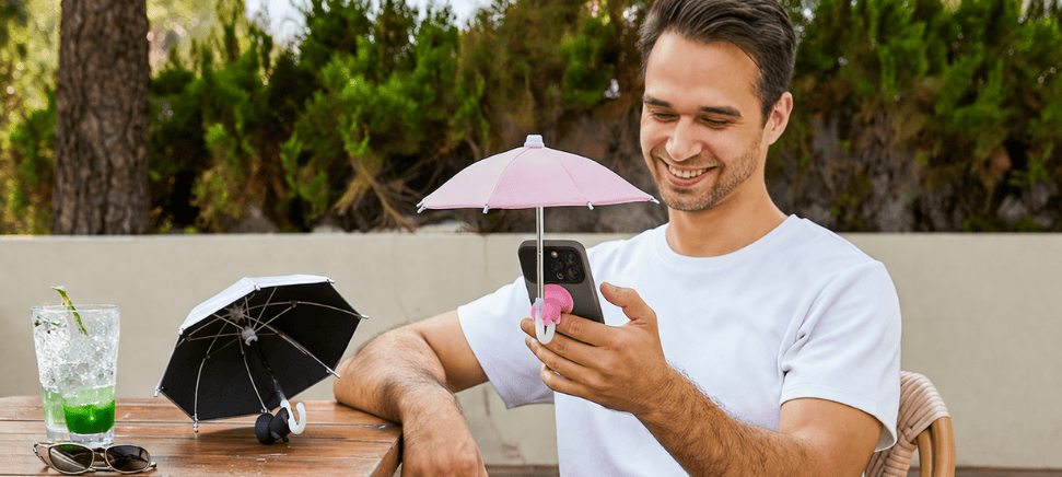 Mini deštníky pro vaše telefony