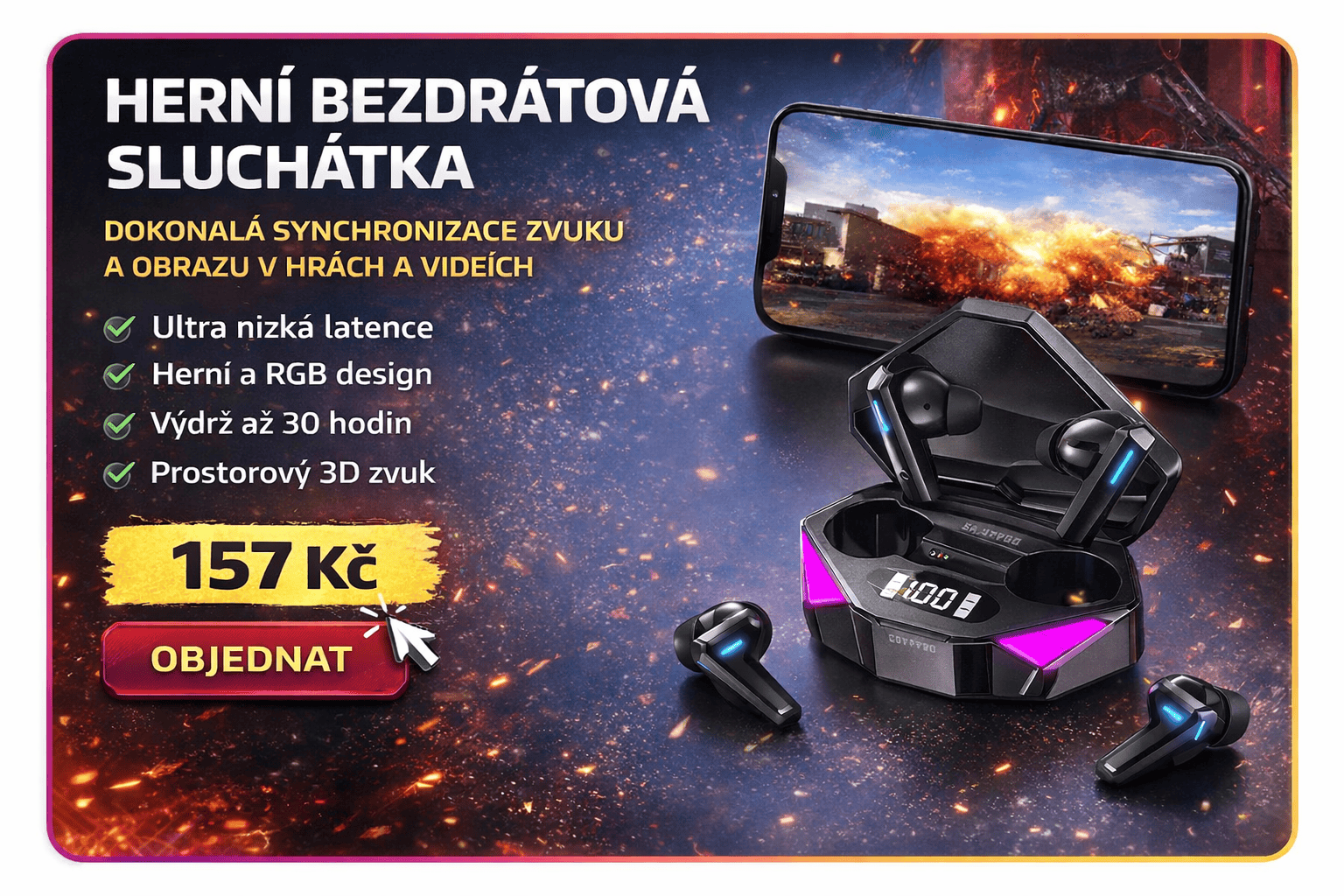 sluchátka TWS X15