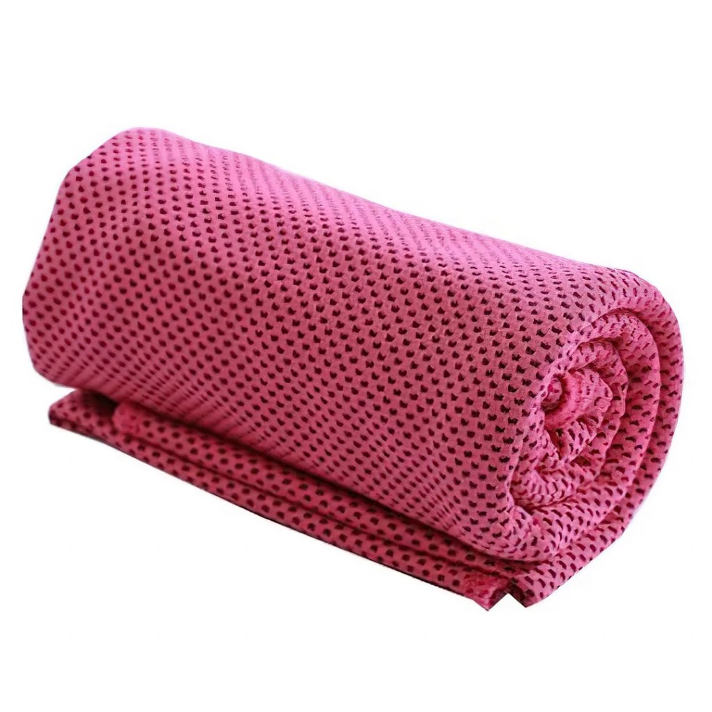 Chladící ručník ICE TOWEL, růžový, 30x85 cm