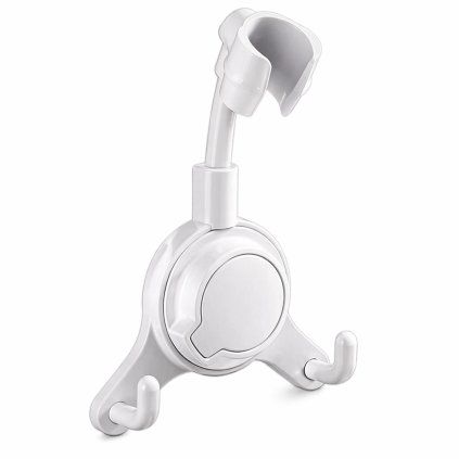 Bílý plastový háček na stěnu