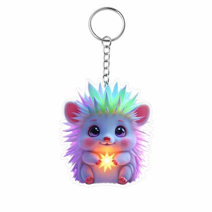 Roztomilý ježek s plamínkem