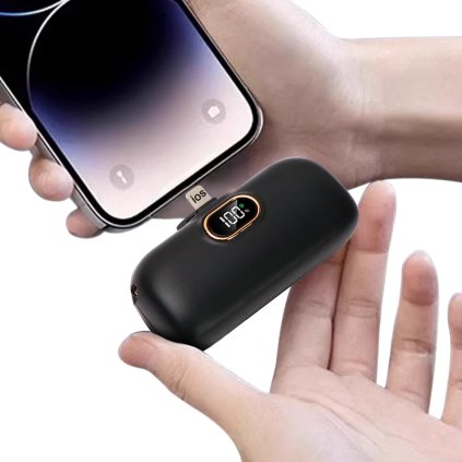 JIFON Mini Power Bank 5000mAh Portable Charger Pocket Battery Pack for Phone Black 7ddb9016 06e1 4f2d 918c ca5e8a8b8da9.81b16c4013e1f1b622dd0f92109669b9