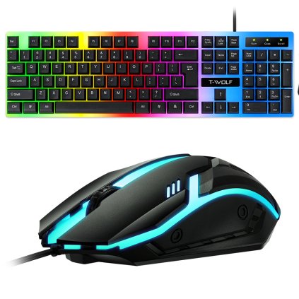 cze pl TF230 Herni set klavesnice a mysi RGB LED podsviceni USB 2716 4