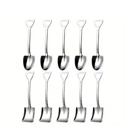 Sada lžiček dezertních nerezových