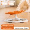 Designová židle s květinovým sedákem