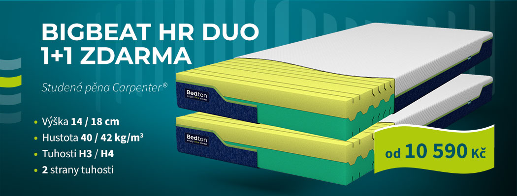 BIGBEAT HR DUO 1+1 ZDARMA