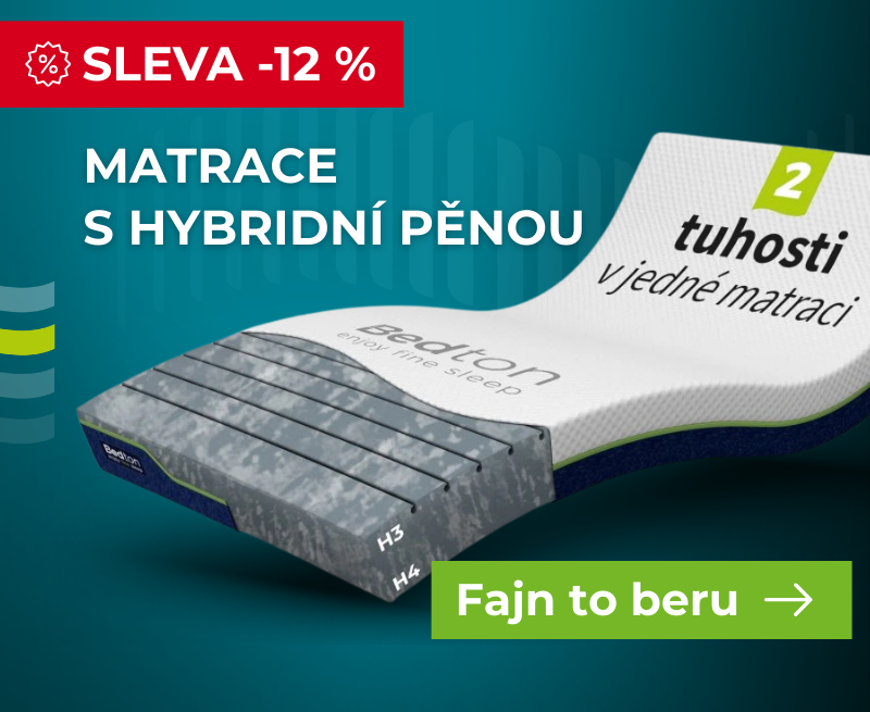 Matrace s hybridní pěnou sleva 12 %