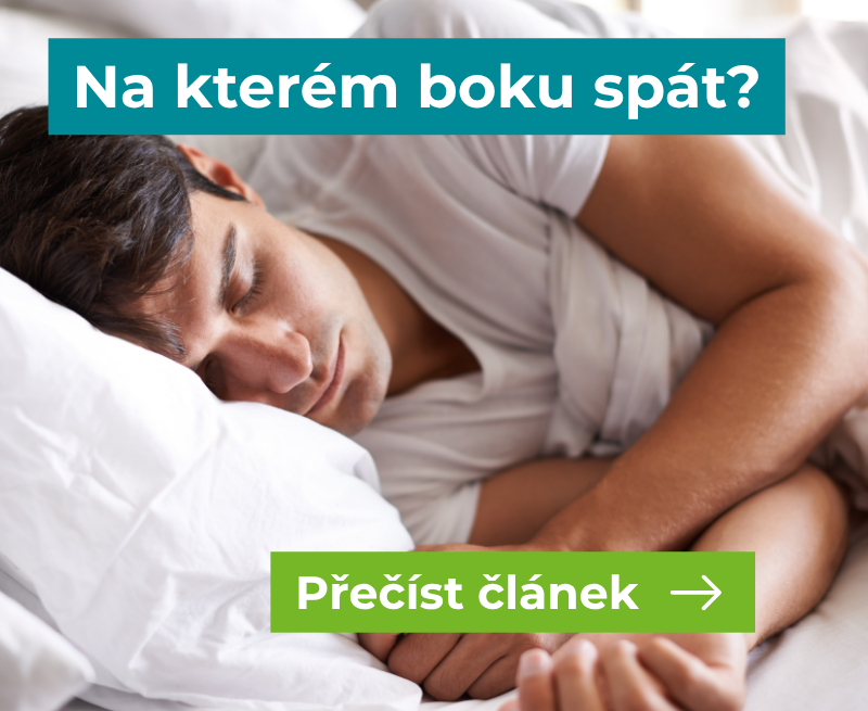 Článek: Na kterém boku spát? Kdy zvolit levý nebo pravý bok