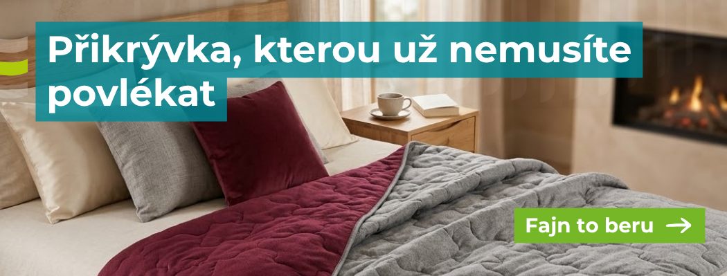 Prošívaná dvoubarevná celoroční přikrývka 140x200 cm G-DUR DIRECT je vyrobena z příjemné vrchní látky RANFORCE 100% bavlna.