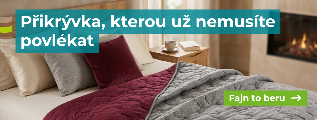 Prošívaná dvoubarevná celoroční přikrývka 140x200 cm G-DUR DIRECT je vyrobena z příjemné vrchní látky RANFORCE 100% bavlna.