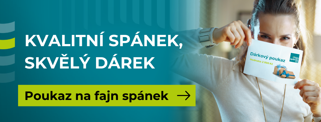 Kvalitní spánek, skvělý dárek. Dárek na poslední chvíli? Poukaz na Fajn spánek