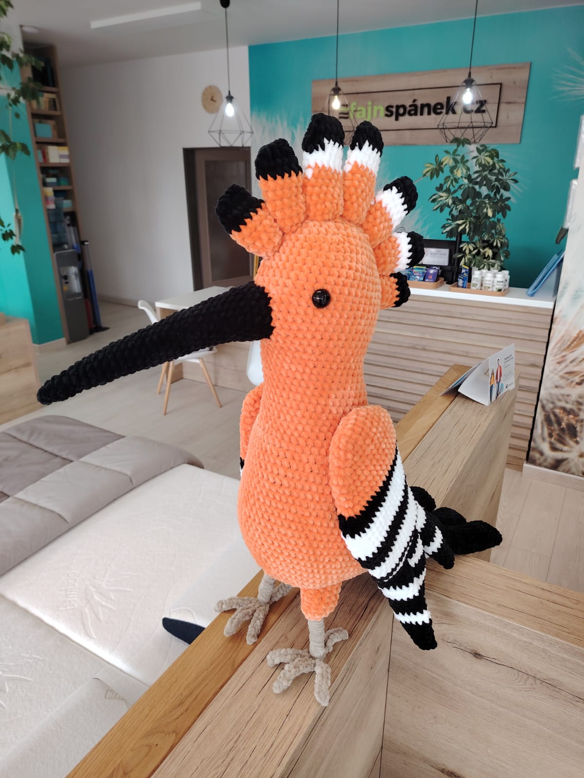 Háčkování maskota Pana Dudka - postup výroby 5