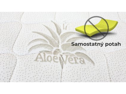 Potah na dětskou matraci ALOE VERA podšitý rounem (320g/m²)