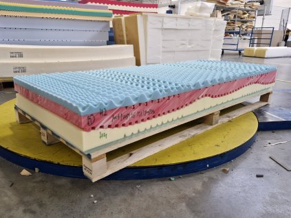 OUTLET MEMORY DUO, 80x200x20 cm  • 2 tuhosti v jedné matraci H2 / H4