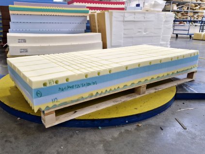 OUTLET MEMORY DUO, 80x200x20 cm  • 2 tuhosti v jedné matraci H3 / H2