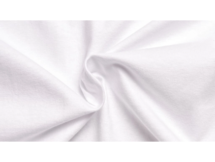 JERSEY EXCLUSIVE prostěradlo bílé